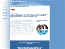 Tablet Screenshot of advancedsolarpower.com